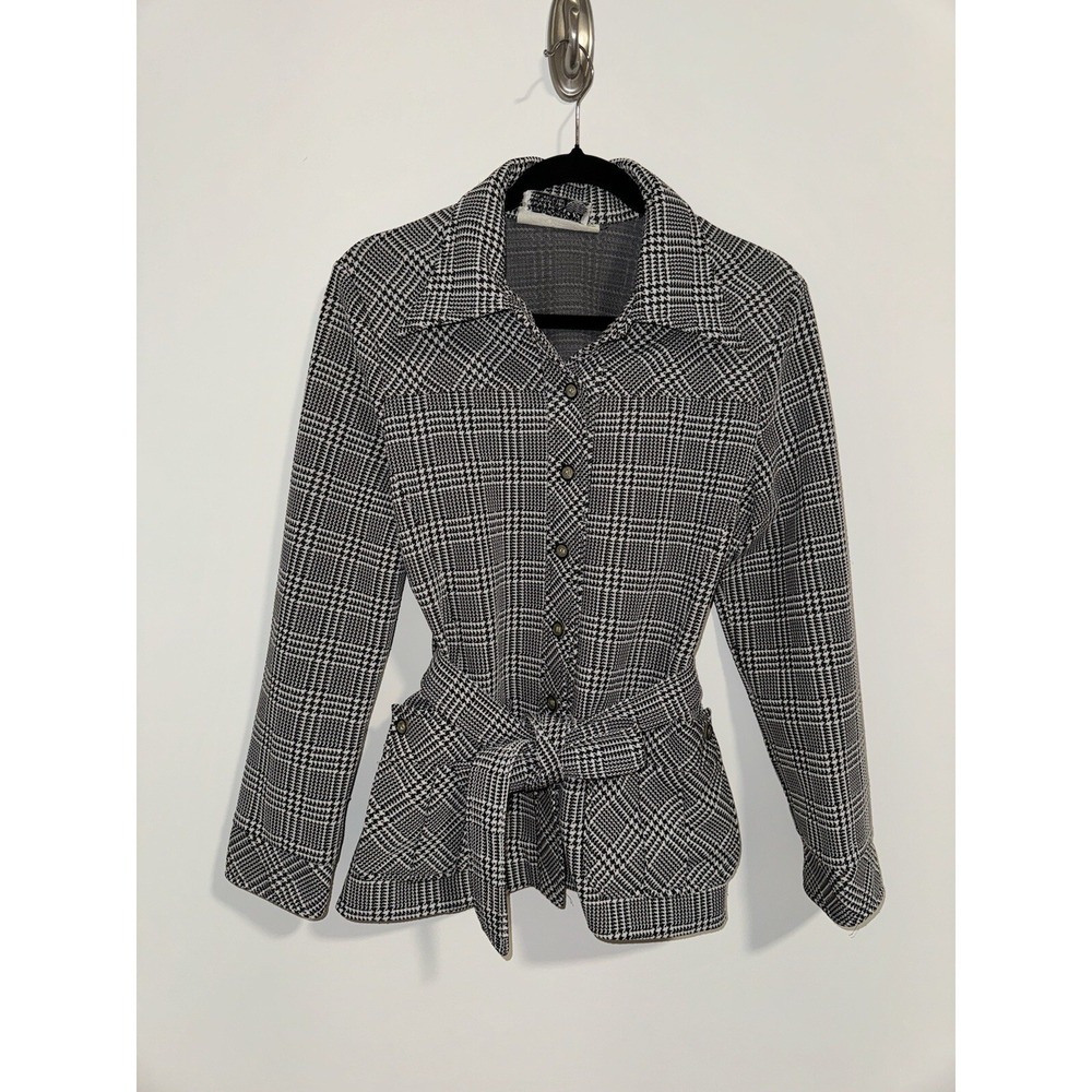 Vintage Campus Casuals Gray Women's Jacket Sz M/L